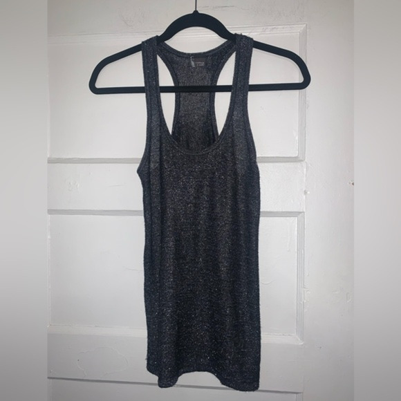 Urban outfitters sparkle & fade black shimmery tank size small - Picture 1 of 8